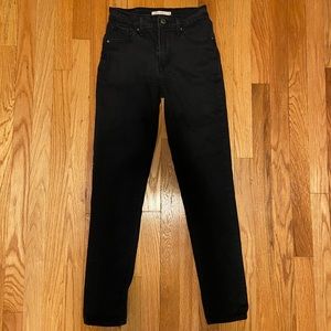Levi’s 721 High Rise Skinny, Black, Size 26, Gently Used